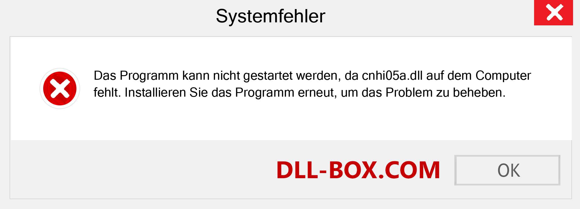 cnhi05a.dll-Datei fehlt?. Download für Windows 7, 8, 10 - Fix cnhi05a dll Missing Error unter Windows, Fotos, Bildern