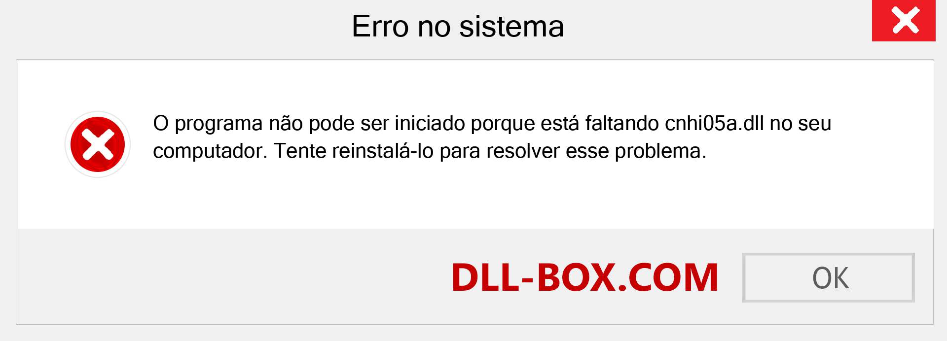 Arquivo cnhi05a.dll ausente ?. Download para Windows 7, 8, 10 - Correção de erro ausente cnhi05a dll no Windows, fotos, imagens